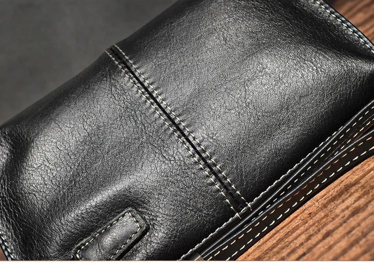 ROOG Men's Genuine Leather Clutch High Quality Long Wallet Women's Luxury Mobile Phone Bag Credit Card Holder Purse Wrist Bags