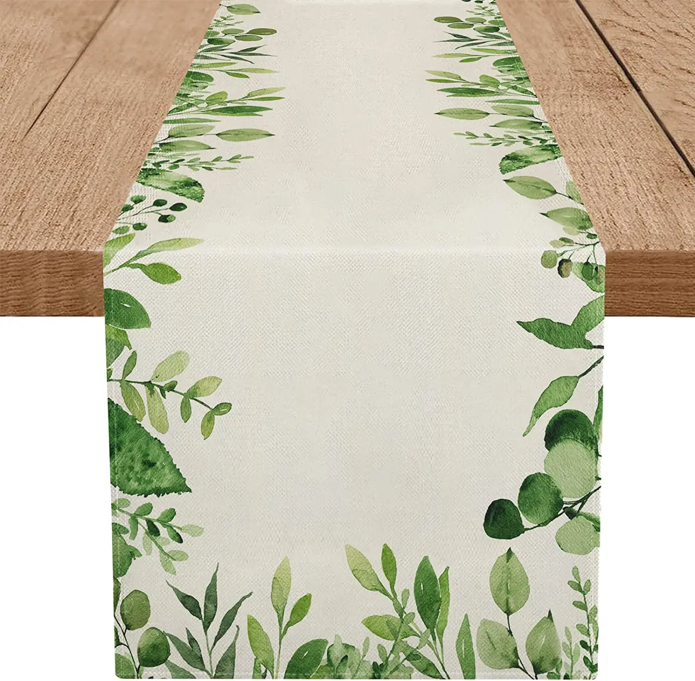 Floral Linen Table Runners Thanksgiving Wedding Table Decoration for Kitchen Decor Home Party Table Runner Coffee Table Decor