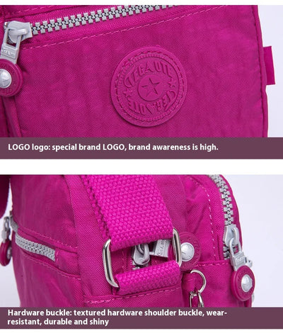 TEGAOTE High Quality Waterproof Men Women Shoulder Messenger Bag Cross Body Phone Purse Lightweight Blue Black Red Purple