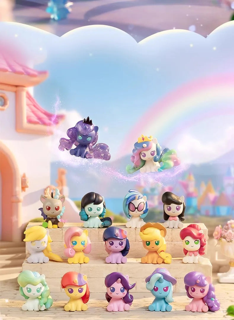 New My Little Pony Blind Box Friendship Is The Magic Bottle Mini Doll Cute Desktop Ornaments Trend Toys Children'S Birthday Gift