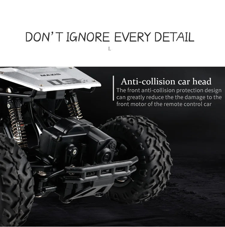 New 4WD RC Car 1:12 Off Road 4x4 Remote Control Cars Radio Buggy Truck Racing Drift with Led Lights Toys Gift for Children Adult