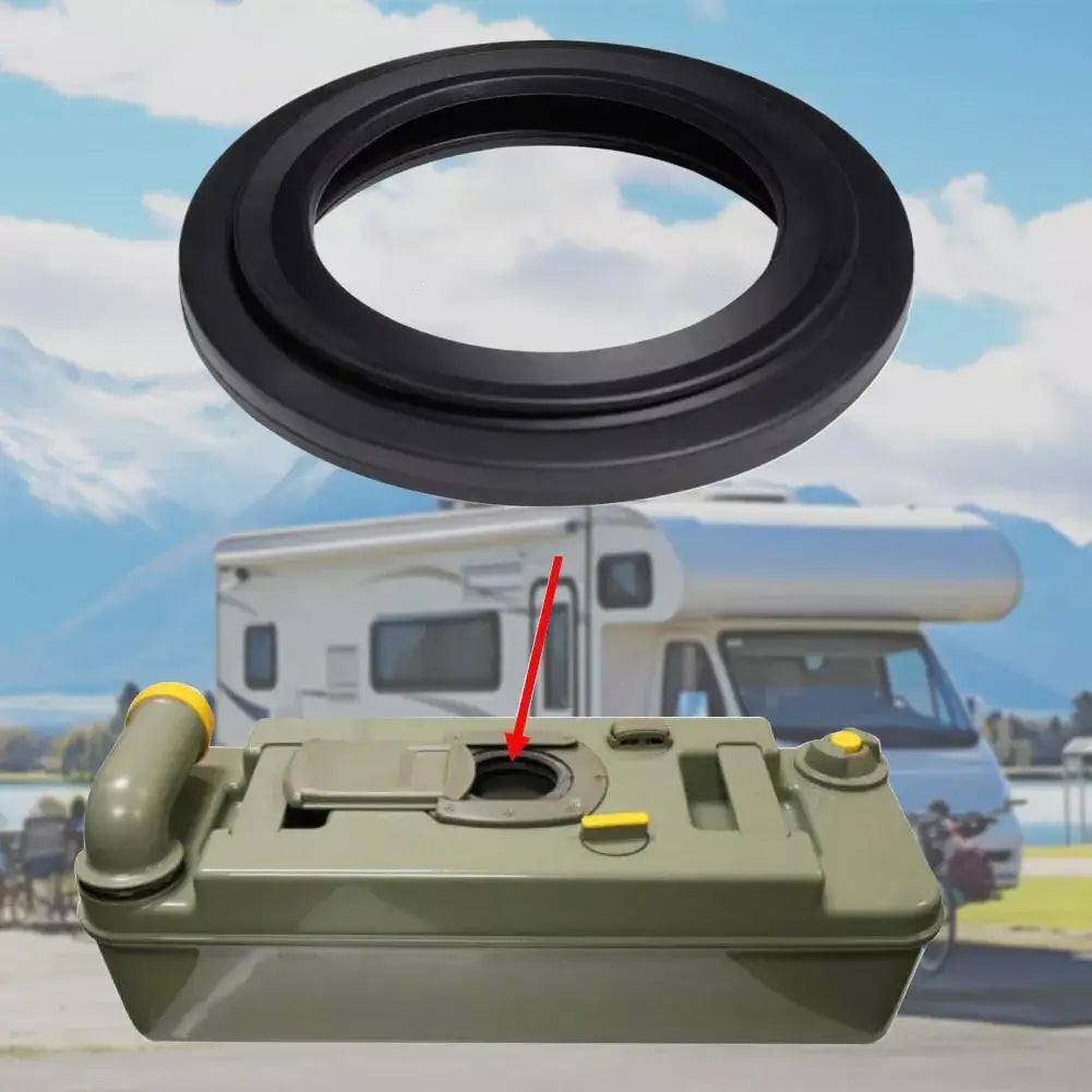 2Pcs For Thetford Cassette Toilet Rubber Seal Compatible with Models RV Sewage System Gasket Leak Proof Odor RV Accessories