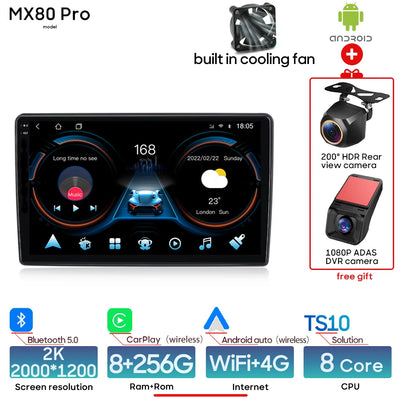 Android 15 For Citroen C2 C3 2001 2003 - 2010 GPS Navigation Multimedia Player Radio Stereo Wireless CarPlay Auto Wifi No 2din