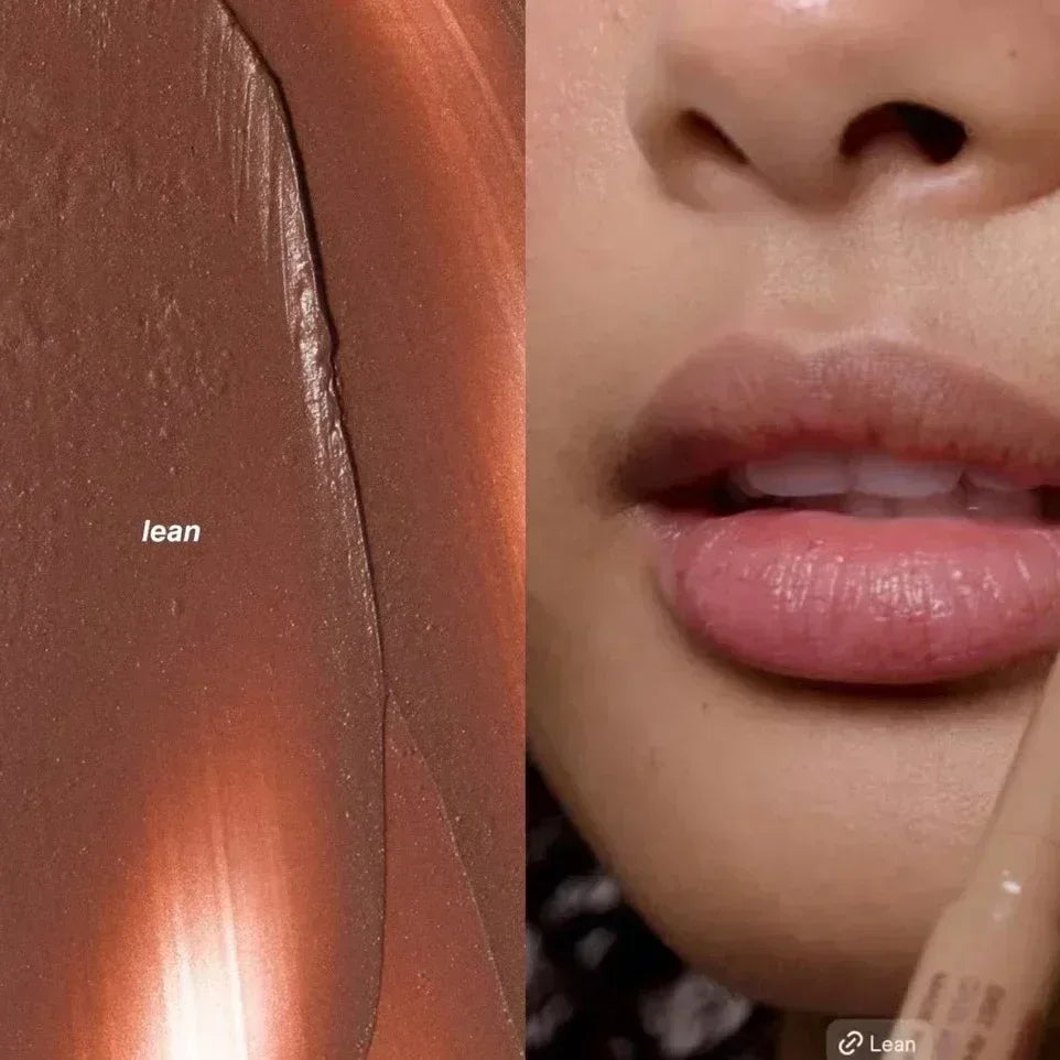 Facial Skincare Glazing Milk Yellow Storage Bag Lemontini Lip Gloss Skin Peptide Lip Shape Pen Lasting Lipstick Make Up Mirror