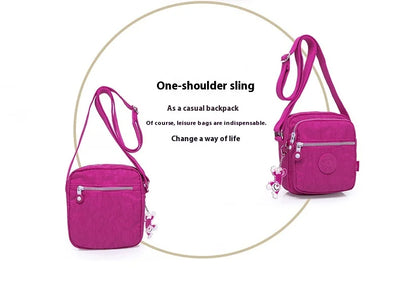 TEGAOTE High Quality Waterproof Men Women Shoulder Messenger Bag Cross Body Phone Purse Lightweight Blue Black Red Purple