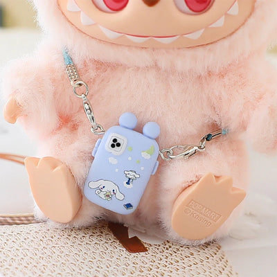 For Labubu Accessories For Crybaby Accessories Cartoon style camera phone Bag Plush Doll Accessories