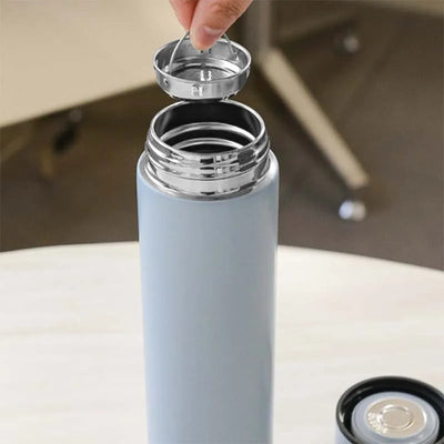 Christmas Thanksgiving Gifts Stainless Steel Bottle Vacuum Cup with Temperature Display Cups 200ml Portable for Coffee Cup