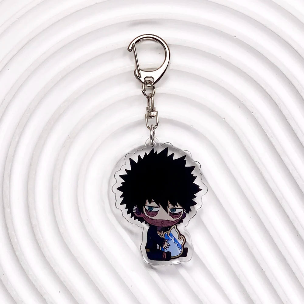 Anime Characters My Hero Academia Acrylic Car Keychain Accessories Trendy Bag Charm Backpack Pendant Keyring Gifts For Friends