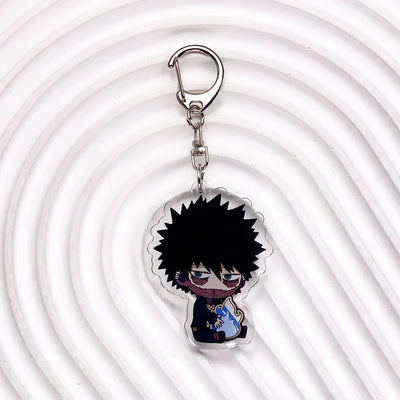 Anime Characters My Hero Academia Acrylic Car Keychain Accessories Trendy Bag Charm Backpack Pendant Keyring Gifts For Friends