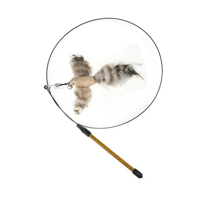 Simulation Bird Cat Toys Funny Interactive Peacock with Bell Cat Stick Toy for Kitten Playing Teaser Wand Toys Pet Cats Supplies