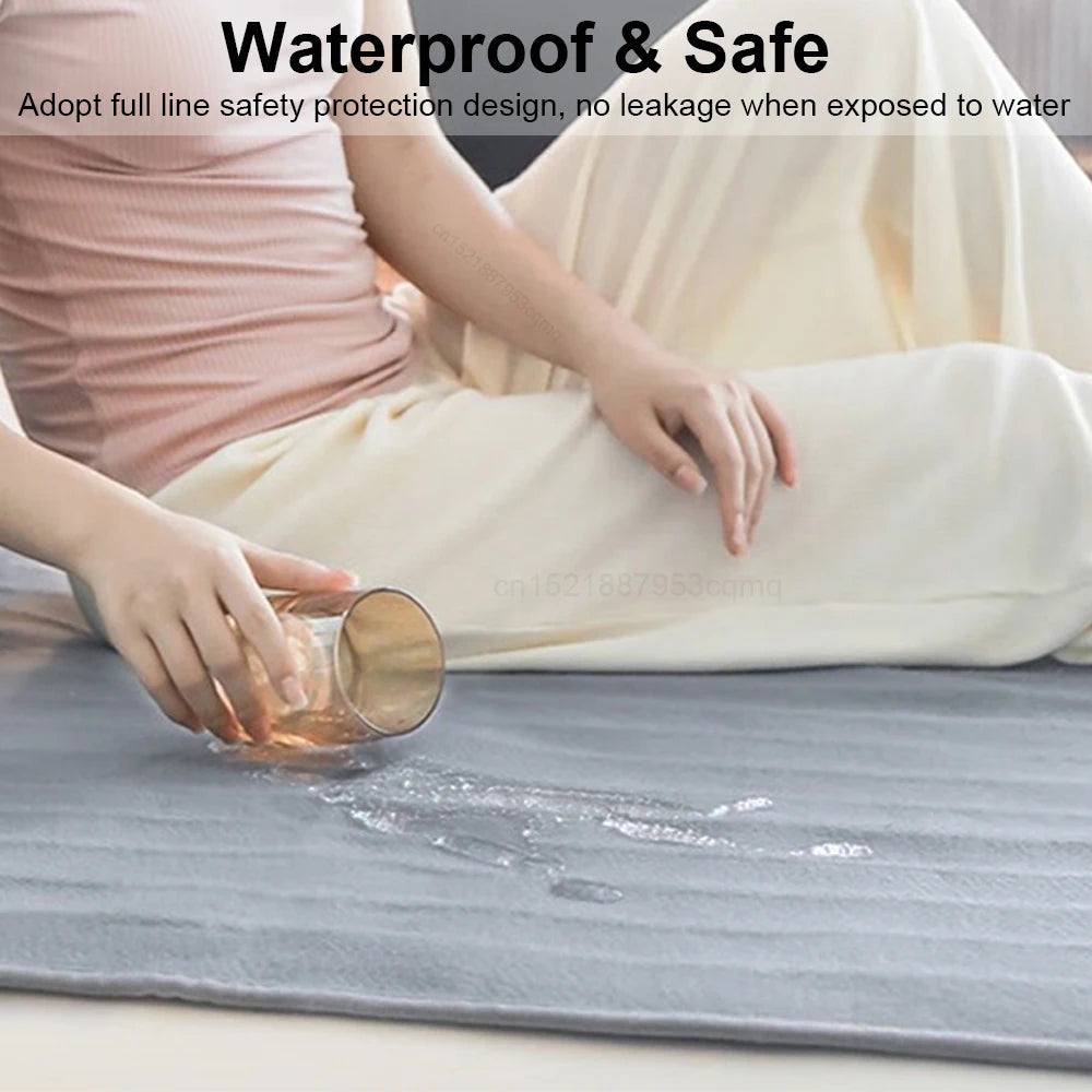 Electric Blanket 220V Electric Heating Blanket Heated Bed Blanket Electric Heating Pad for Bed Thermal Mattress Body Heating Mat