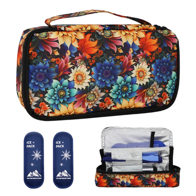 Large Portable Insulin Cooler Travel Bag - Lightweight, Durable Design for Outdoor Camping and Travel