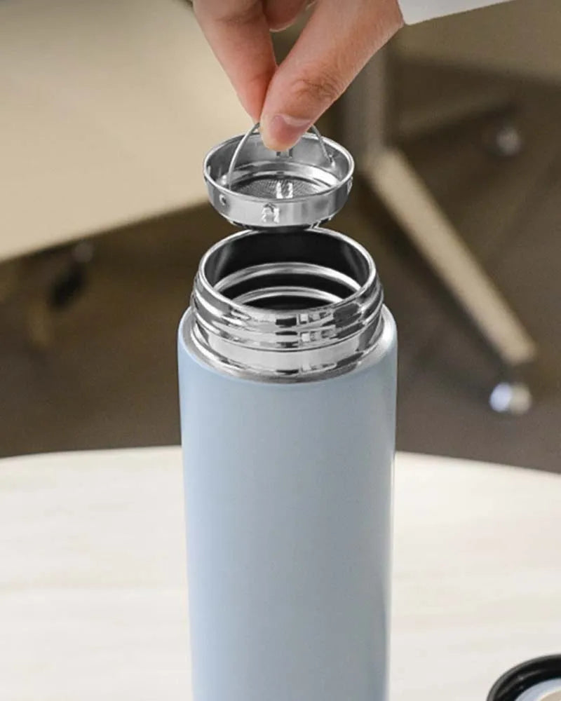 Christmas Thanksgiving Gifts Stainless Steel Bottle Vacuum Cup with Temperature Display Cups 200ml Portable for Coffee Cup