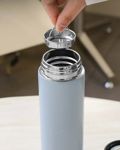 Christmas Thanksgiving Gifts Stainless Steel Bottle Vacuum Cup with Temperature Display Cups 200ml Portable for Coffee Cup