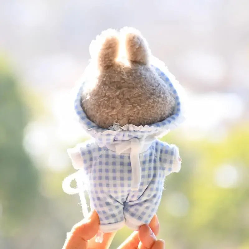 Doll Bed for Ropa Labubu V3 V4 Bed Pillows Sleeping Bag Pajama blindfold 1/12 BJD GSC Body9 DOD YMY Obitsu11 Doll Accessories