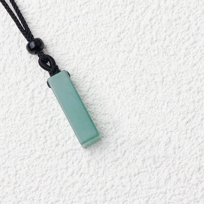 1PC Natural Stone Amethyst Rectangular Pendant Charms DIY Necklace Jewelry Accessories