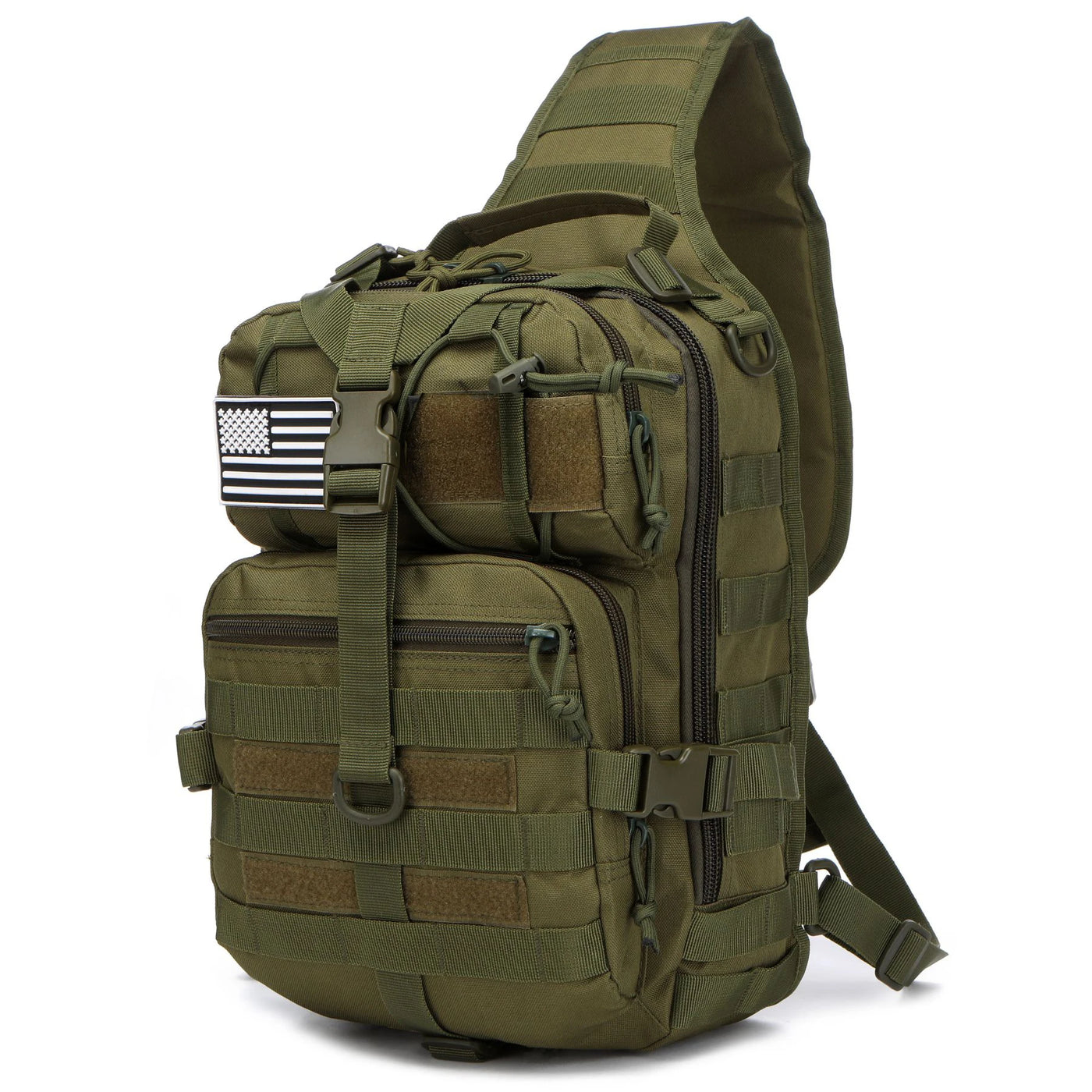 Tactical Assault Pack Sling Backpack Waterproof EDC Rucksack Bag for Outdoor Hiking Camping Hunting Trekking Travelling