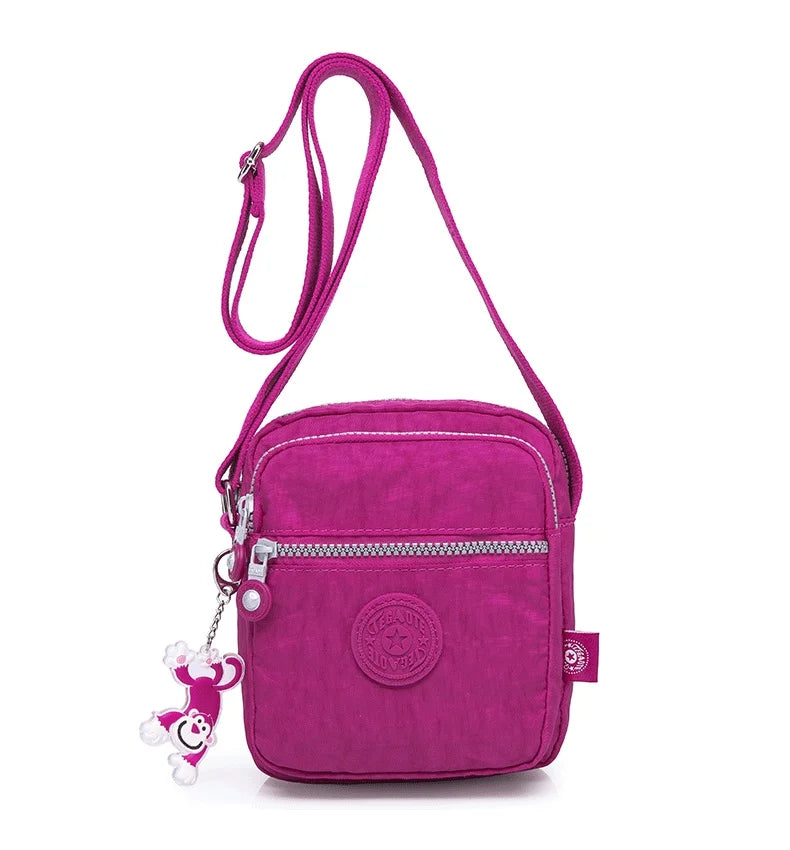 TEGAOTE High Quality Waterproof Men Women Shoulder Messenger Bag Cross Body Phone Purse Lightweight Blue Black Red Purple