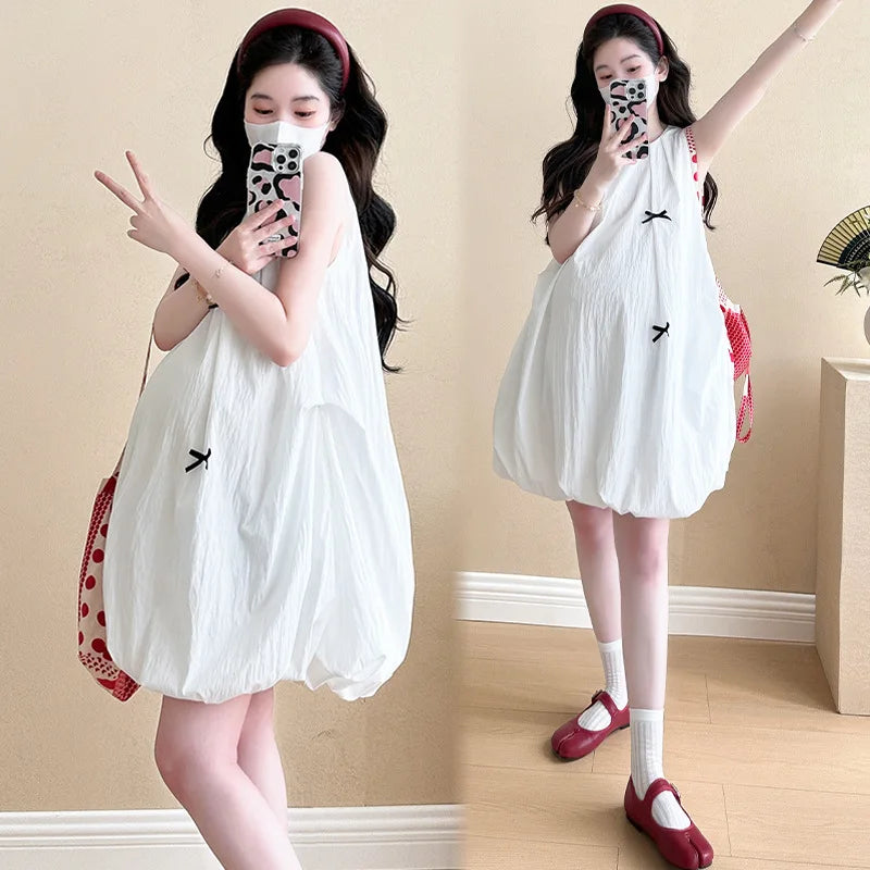 Pregnant Women's Clothing 2025 Summer New Loose and Fashionable Temperament Age Reducing Dress - The world bestselling 