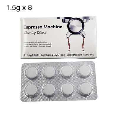 16 Pack Coffee Machine Cleaning Tablet Coffee Machine Cleaner Descaler Tablets for Breville Espressos Device Descaler Tabs