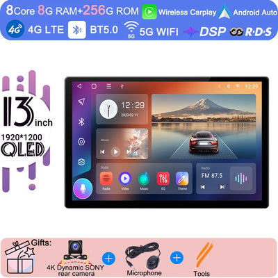 13.3 Inch Android 15 For Seat Leon 3 MK3 2012-2020  Car Radio 5G wifi Stereo Multimedia Player GPS Navigation 1920*1200