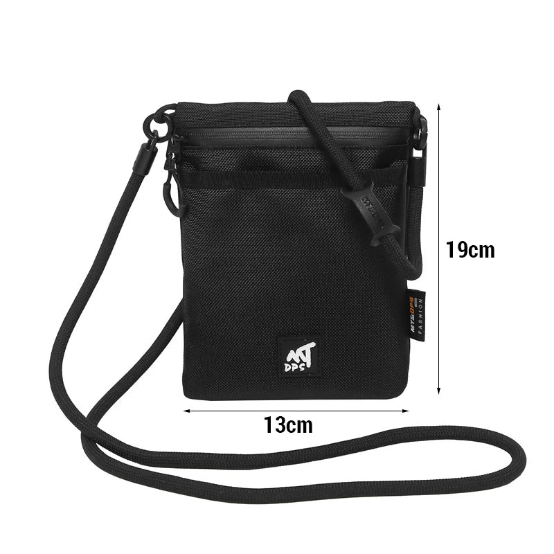 Original Design Nylon Messenger Bag Unisex Waterproof Crossbody Shoulder Bag for Men Women Urban Streetwear Travel Phone Storage