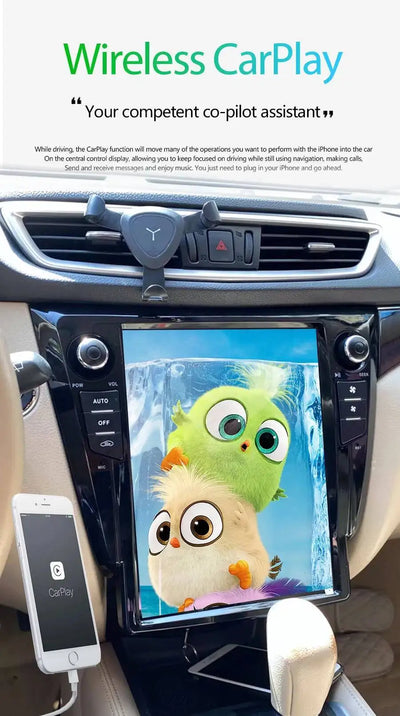 DSP Carplay Vertical Screen For Nissan X-Trail Xtrail X Trail T32 Qashqai J11 2012 - 2025 Navi 12.1" Android 15 Car Radio Stereo