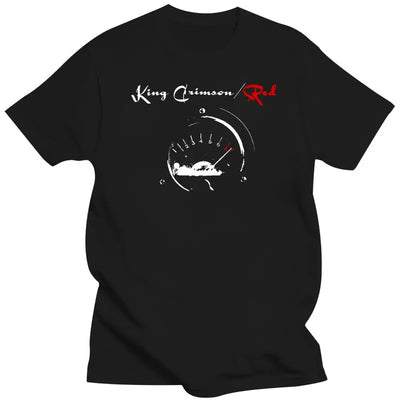 Mens Clothing  King Crimson Men Red Speedometer T Shirt Black - The world bestselling 