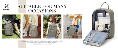 Girl's School Bag Laptop Backpacks Women's Commuter Nylon Informal Backpack, Casual Youth School Bookbag 2024 College Backpack