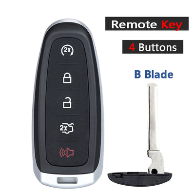 KEYECU M3N5WY8609 315MHz 433MHz ID46 4D63 Chip Smart Remote Key Fob for Ford Edge Escape Explorer Taurus Flex Focus Lincoln MKX