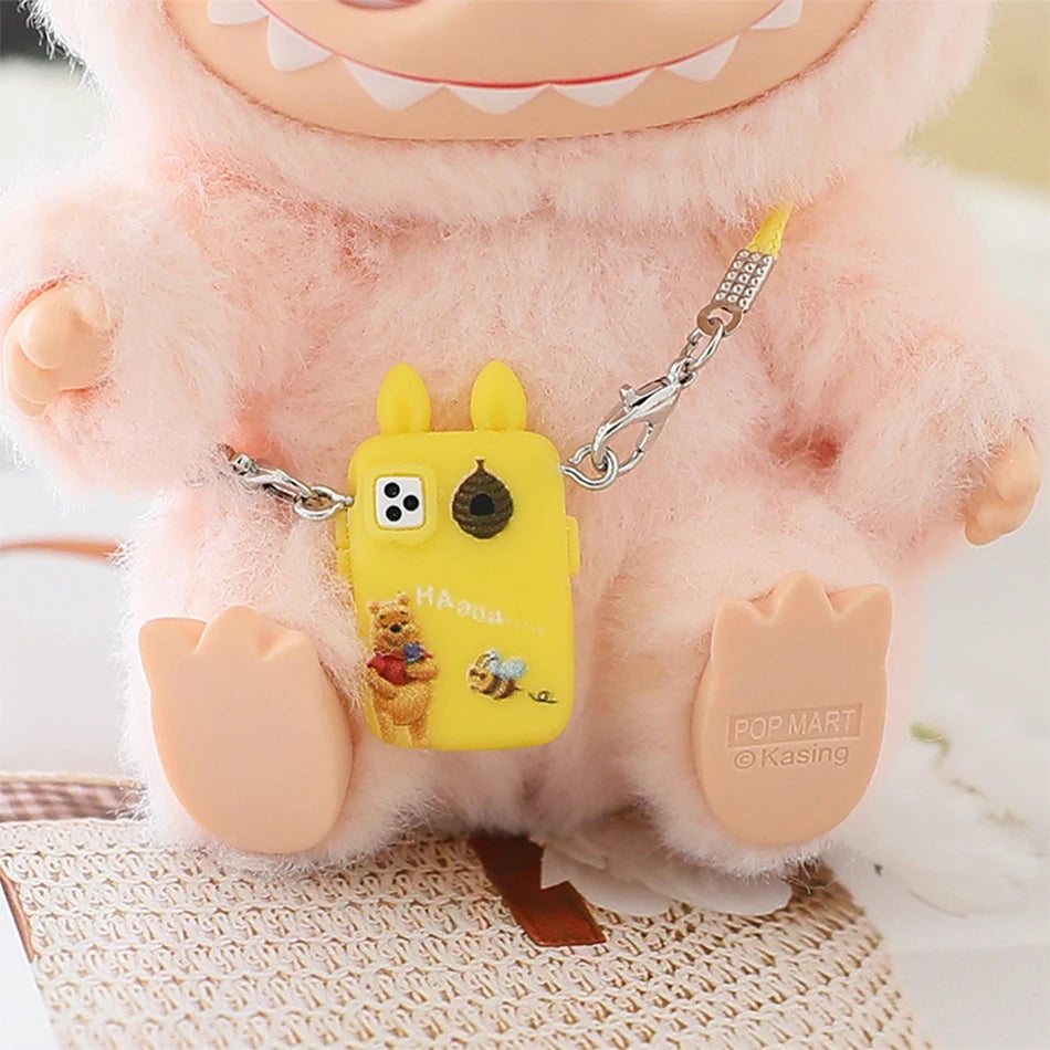 For Labubu Accessories For Crybaby Accessories Cartoon style camera phone Bag Plush Doll Accessories