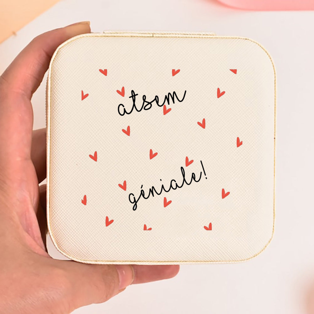 Thank You Mistress for This Great Year Jewelry Organizer Teacher's Day Gift for Her Garland Alphabet Jewelry Box Thanks teacher