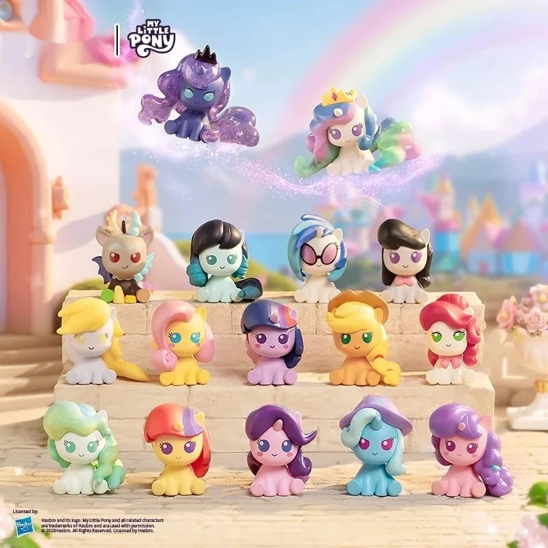 New My Little Pony Blind Box Friendship Is The Magic Bottle Mini Doll Cute Desktop Ornaments Trend Toys Children'S Birthday Gift
