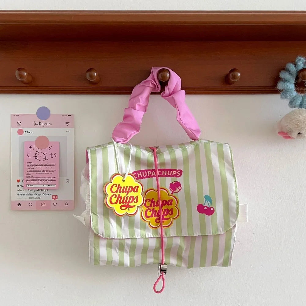 Ladies' Detachable Makeup Bag Women's Three in One Portable Folding Storage Handbag