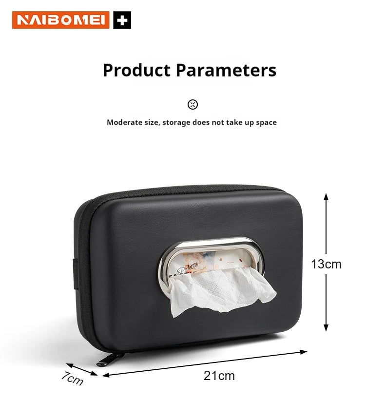 Car 3D stereoscopic tissue box seat backrest Sun visor tissue box For Ford Mondeo Focus Explorer Ranger Fiesta Kuga Raptor Edge