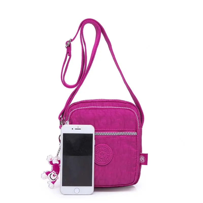 TEGAOTE High Quality Waterproof Men Women Shoulder Messenger Bag Cross Body Phone Purse Lightweight Blue Black Red Purple