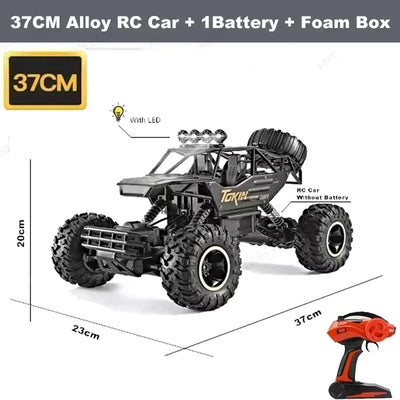 New 4WD RC Car 1:12 Off Road 4x4 Remote Control Cars Radio Buggy Truck Racing Drift with Led Lights Toys Gift for Children Adult