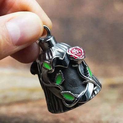 Fashion Rose Bell Key Chain Men's Motorcycle Riding Exorcist Accessories
