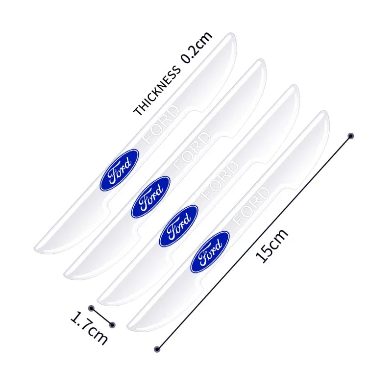 Invisible car Door Handle Shake Scratches Protective For Ford Fiesta Ranger Focus Kuga Mustang S-MAX Transit Mondeo Fusion Esco