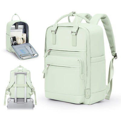 Girl's School Bag Laptop Backpacks Women's Commuter Nylon Informal Backpack, Casual Youth School Bookbag 2024 College Backpack