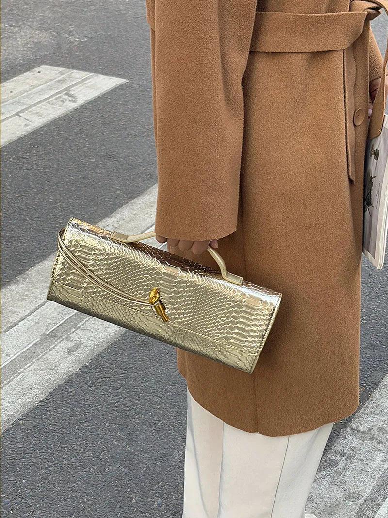 Large Capacity Women's Handbag Fashion Crocodile Pattern Square Bag Lady Purse Shoulder Messenger Bag Female Casual Tote Bag