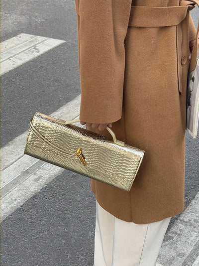 Large Capacity Women's Handbag Fashion Crocodile Pattern Square Bag Lady Purse Shoulder Messenger Bag Female Casual Tote Bag