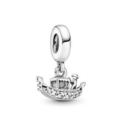 1Pcs/lot High Quality Zinc Alloy Silver Plated Large Hole Bead DIY  Accessories Gift Bead Jewelry Women's Bracelet Silvering