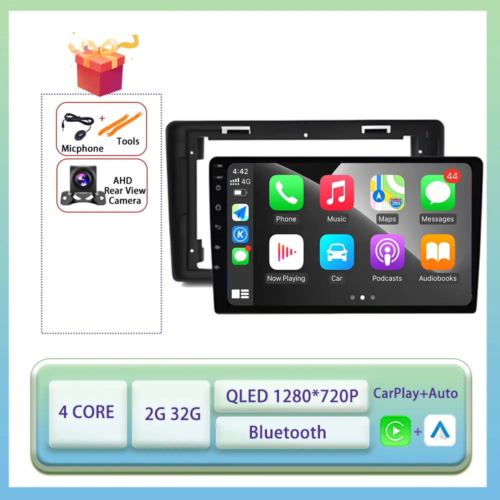 Android Auto Carplay For Citroen C2 C3 2001 2003 - 2010 Car Radio Multimedia Video Player WiFi GPS Navigation DSP Stereo