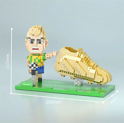2022 Football Player Model Mini Size Building Blocks Creative DIY Pen Holder Mobile Phone Holder Bricks Toys For Children Gifts