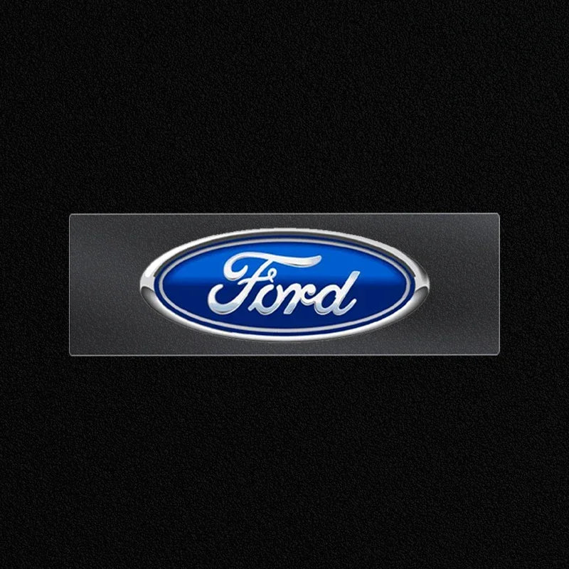 Car Logo Door Handle Sticker Auto One-click Start Button Decal For Ford Kuga Focus Fiesta Ecosport Mondeo Fusion Transit Pendant