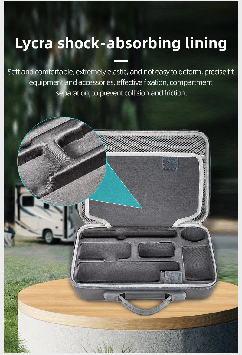 STARTRC for DJI Action 5pro sports camera PU storage bag DJI outdoor camera accessories box does not include sports camera