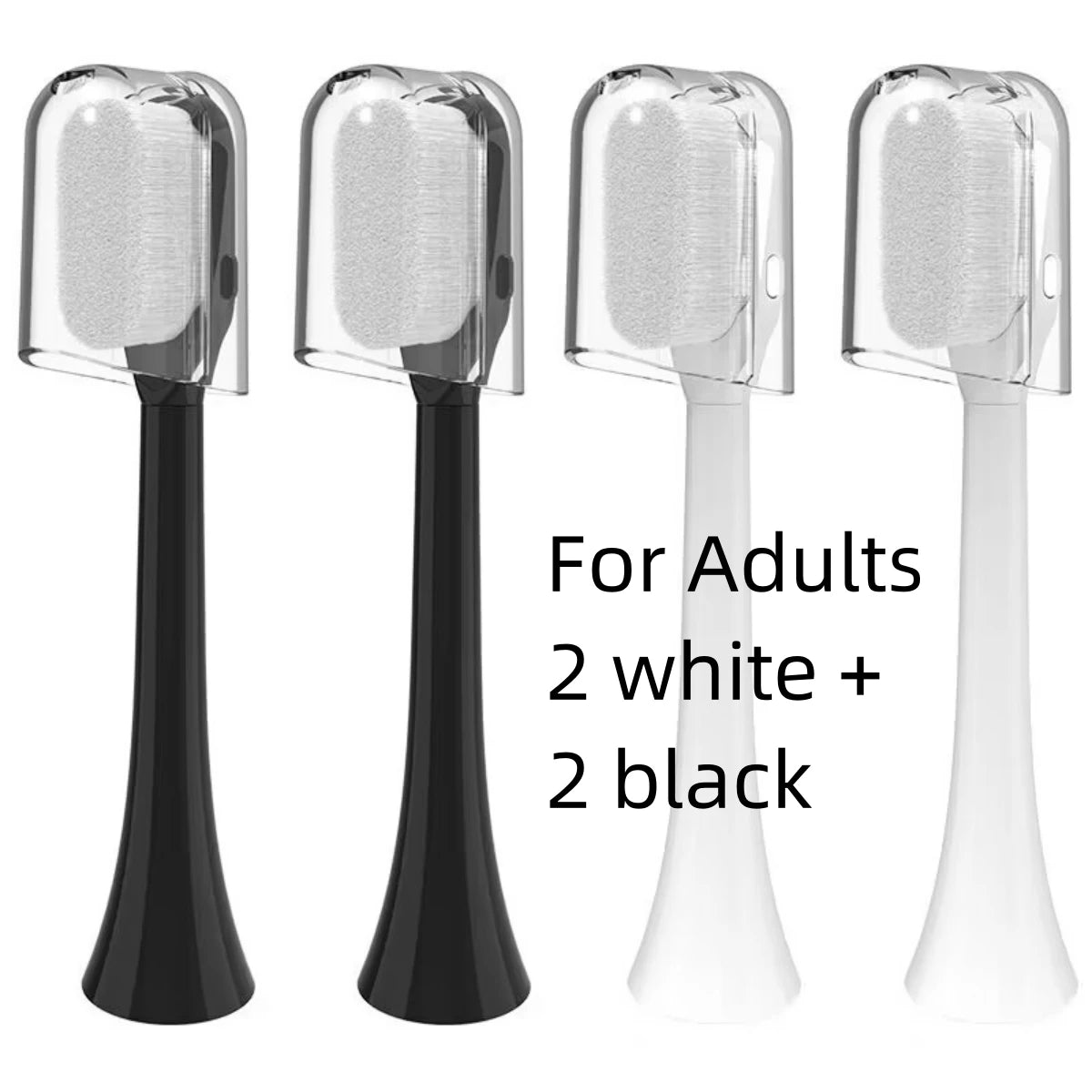 2/4PCS Ultra-fine Soft Toothbrush Gum Care Sensitive Nano Brush Heads for Phili Sonic Care HX3/HX6/HX9 Heads For 6780 3014