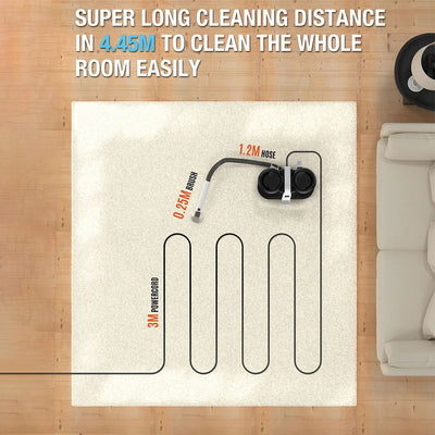 Handheld Carpet Cleaner 600W 15KPa Portable Spot Cleaner for Car Sofa Pet Hair Spray Suction Upholstery Integrated Clean Machine