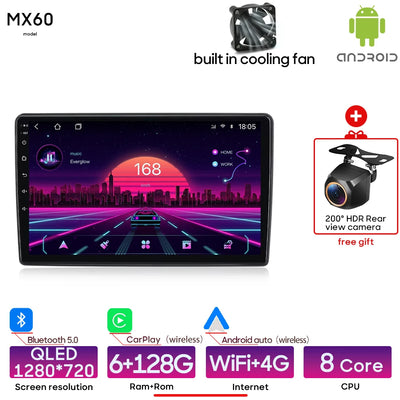 Android 15 For Citroen C2 C3 2001 2003 - 2010 GPS Navigation Multimedia Player Radio Stereo Wireless CarPlay Auto Wifi No 2din